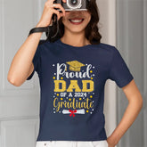 T-shirt personnalisé pour la saison des diplômes 2024 La fierté d'un père
